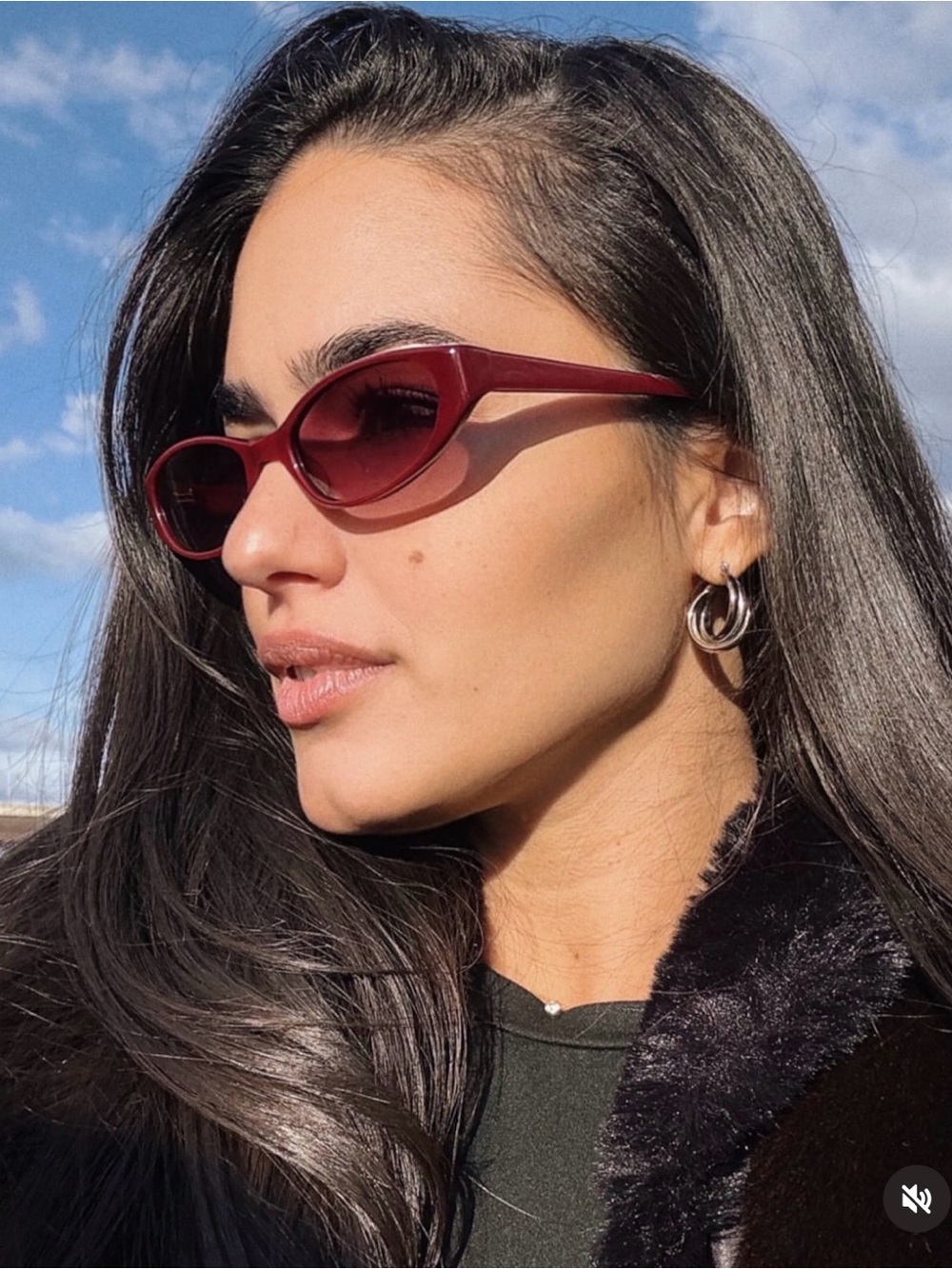 Shevoke SILON MAROON Sunglasses